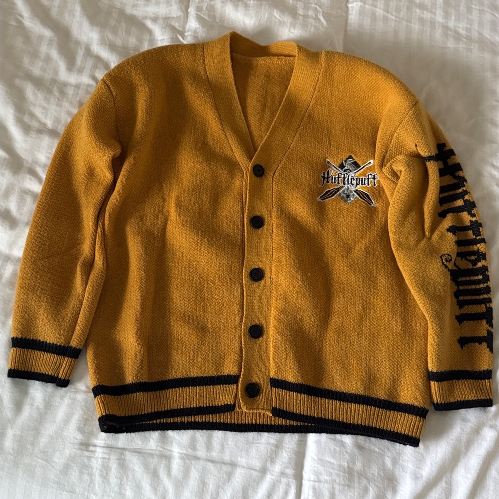 Harry Potter Hufflepuff Cardigan Sweater